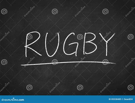 Rugby Stock Image Image Of Abstract Athletics Blackboard 85538485