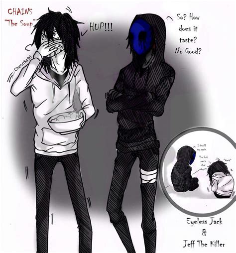 Ej And Jeff The Killer Jeff The Killer Eyeless Jack Creepypasta Cute