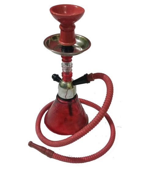 Gc Brand Red 30 Cm Glass Table Hookah Pack Of 1 Buy Gc Brand Red 30 Cm Glass Table Hookah