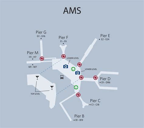 Amsterdam Schiphol International Airport Delta Air Lines Airport Map Airport Airports Terminal
