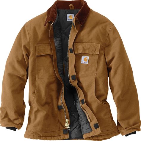 Carhartt Traditional Arctic Quilt Lined Jacket In Brown For Men Save