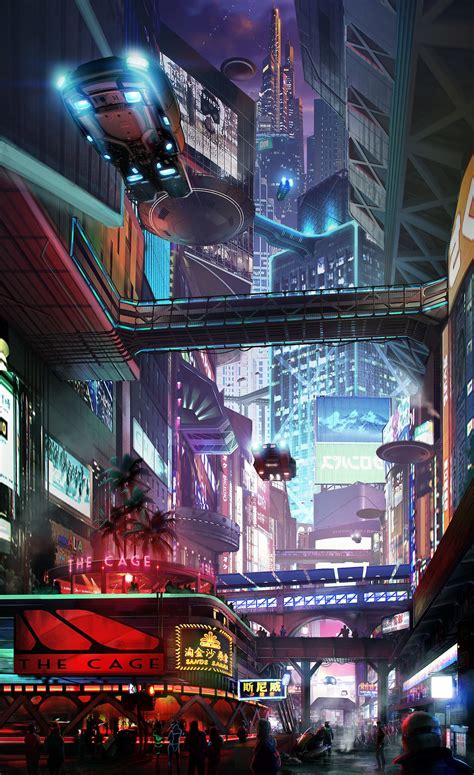 Cyberpunk City Ville Cyberpunk Cyberpunk Kunst Cyberpunk Aesthetic