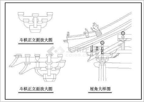 Explore tweets of 不见星空 @bujianxingkong on twitter. 佛光寺大殿立面图剖面图斗拱局部放大图_cad图纸下载-土木在线