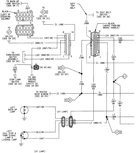 Chrysler wiring diagrams are designed to provide information regarding the vehicles wiring content. Jeep wrangler My 1994 jeep wrangler tail lights and dash lights