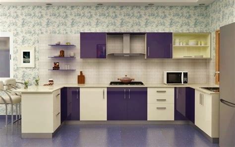 Modular Kitchens In Hyderabad Interior Design Kitchen Purple Kitchen