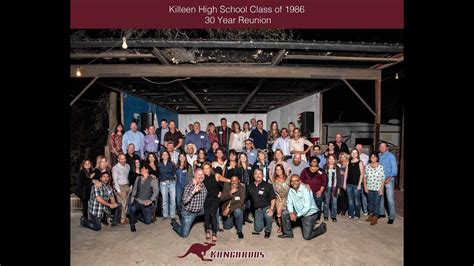 Killeen High School Class Of 1986 Thirty Year Reunion Youtube