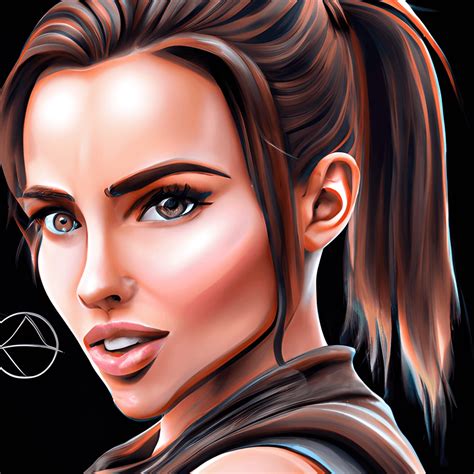 Beautiful Girl As Lara Croft · Creative Fabrica