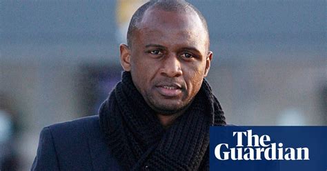 Manchester Citys Patrick Vieira Praised For Reaction To Alleged Racism Football The Guardian