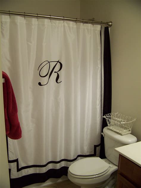 We will not send you one done in one of those smaller monogram styles. Lissalaneous Thoughts: Monogrammed Shower Curtain