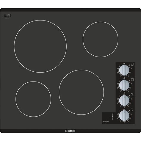 Bosch 500 Series 24 Inch Electric Cooktop Frameless Design The