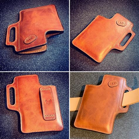 Handmade Leather Iphone Holster Etsy Iphone Holster Leather