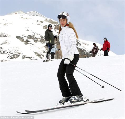 Amy Willerton Displays Her Skiing Prowess As She Hits The Slopes In