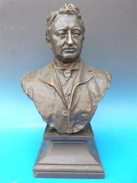 A Bronze Bust Of Sir Cecil Rhodes By Elkington And Co With A Letter From