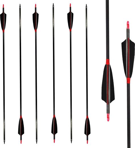 Letszhu Carbon Arrows 340 Spine Archery Targetinghunting