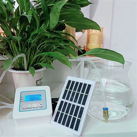 Dispositivo De Rega Solar Automático Casa Planta Rega Sistema Irrigação