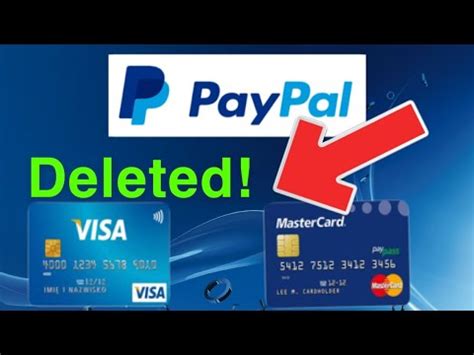How to delete card off ps4. How to delete your Creditcard/Debitcard or PayPal account off your PS4 - YouTube