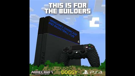 Minecraft Ps4 Map Showcase And Basketball Fun Youtube