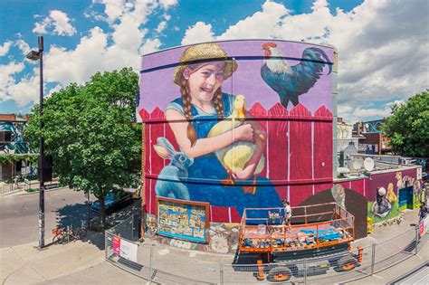 Photography Of Mural Festival 2016 Montreal Urban Art Immersive Virtual