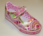 Lelli Kelly Rainbow Gold Leaf Canvas Shoes - Lelli Kelly Girls Shoes ...