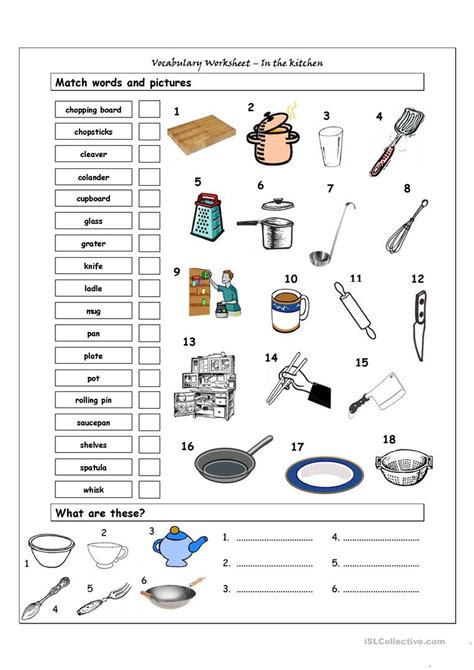 Free Printable Cooking Worksheets Printable Templates
