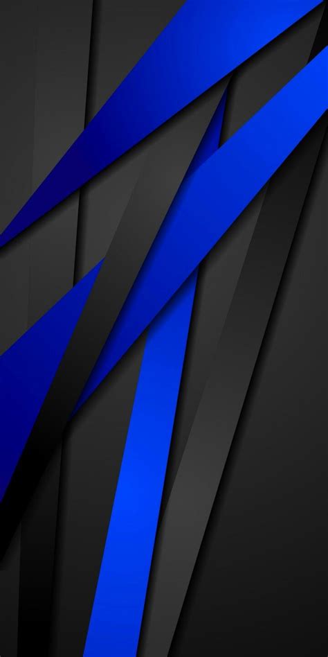 Black And Blue Phone Wallpaper Technology