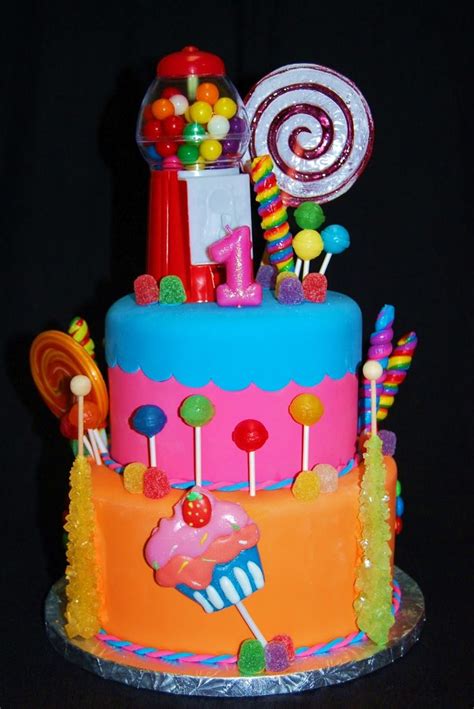 Candyland Birthday Cake Candy Land Birthday Party Candyland Cake