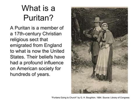 Puritanism Ppt