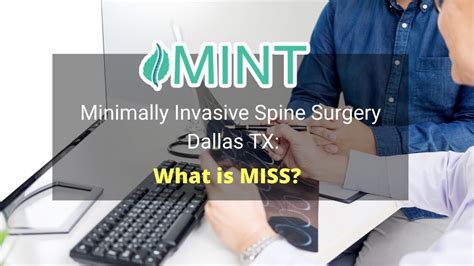 Minimally Invasive Spine Surgery Dallas TX What Is MISS Dr Scott