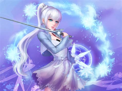 Download Weiss Schnee Anime Rwby Hd Wallpaper