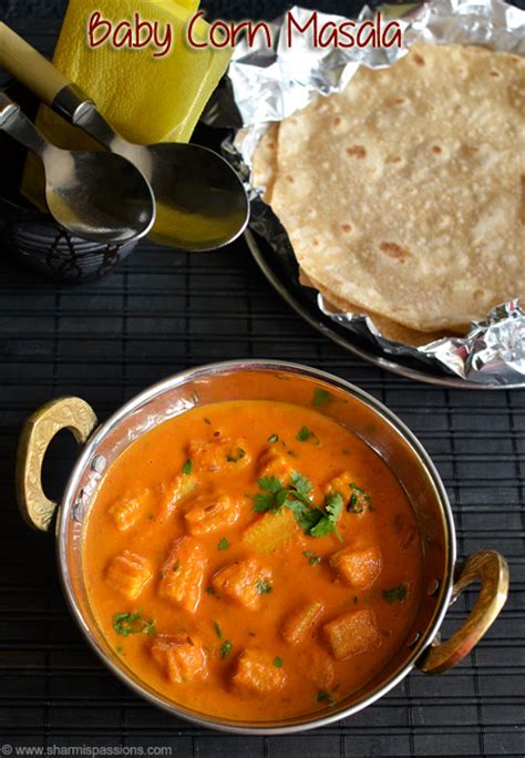 We deliver them to you fresh and peeled, so no more postponing that corn dish you wanted to make because you didn't get the time. Baby Corn Masala Recipe - Easy Baby Corn Gravy - Sharmis ...