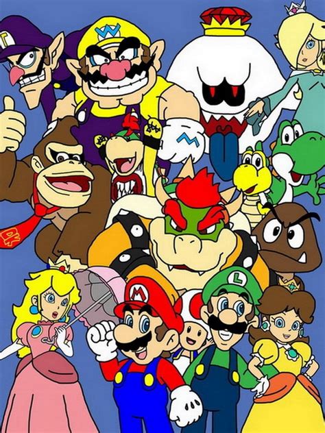 Super Mario Anime Karakters 150200 Cm Single Layer Deken 36767 In