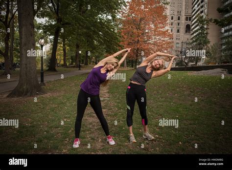 Two Mature Women Bending Over Hi Res Stock Photography And Images Alamy