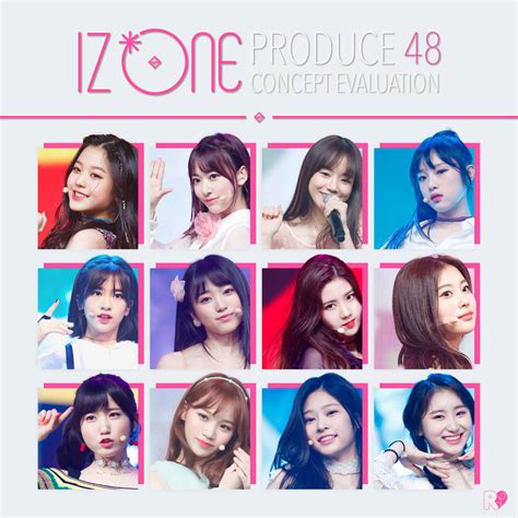 Izone Produce48 Concept Evaluation Album Cover By Areumdawokpop On