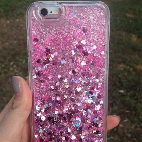 Glitter Flowing Case For Iphone 5s Se Bling Love Liquid Quicksand Phone