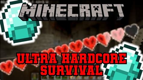 Diamonds And Damage Minecraft Ultra Hardcore Survival S E Youtube