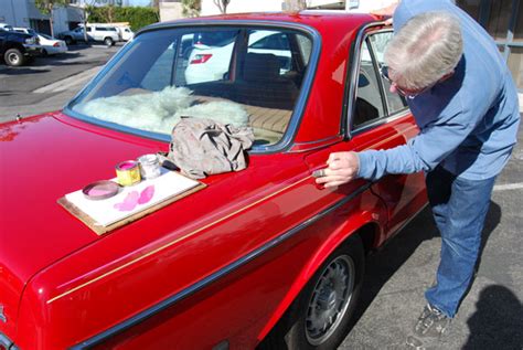 The Art Of Hand Pinstriping A Classic Car