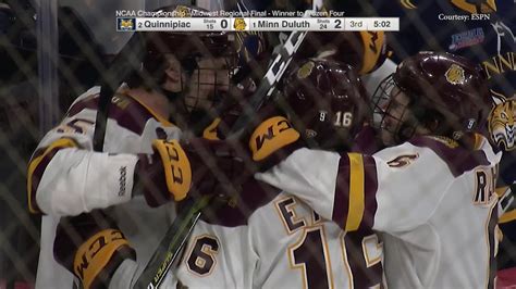HIGHLIGHTS Quinnipiac Men S Hockey Vs Minnesota Duluth YouTube