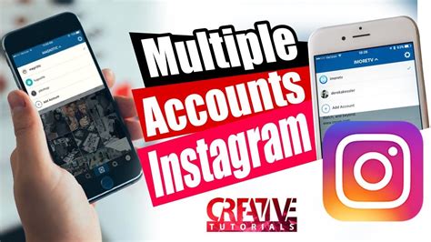 How To Use Multiple Accounts Instagram Creative Tutorials Youtube