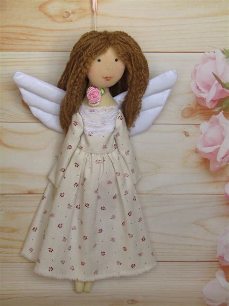 Angel Doll Handmade Stuffed Ooak Handmade Dollgirt Cloth Etsy