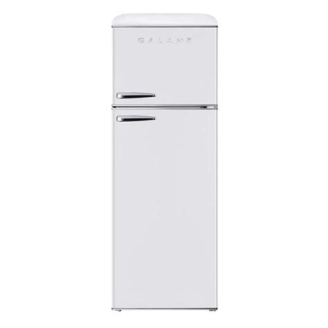 Galanz 12 Cu Ft Retro Frost Free Top Freezer Refrigerator In White