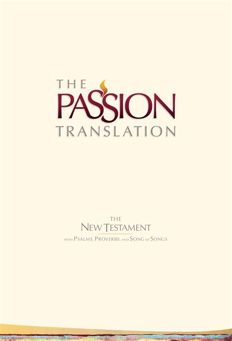 Passion Translation The Passion Translation New Testament 2nd Edition