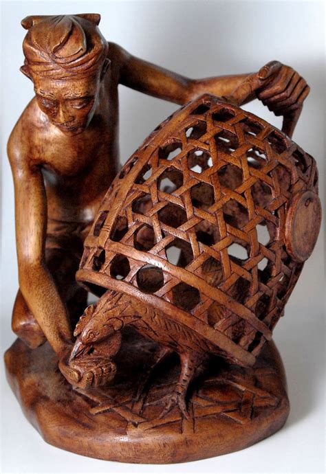 Craft Central Bali Wood Carving Great Form Of Art