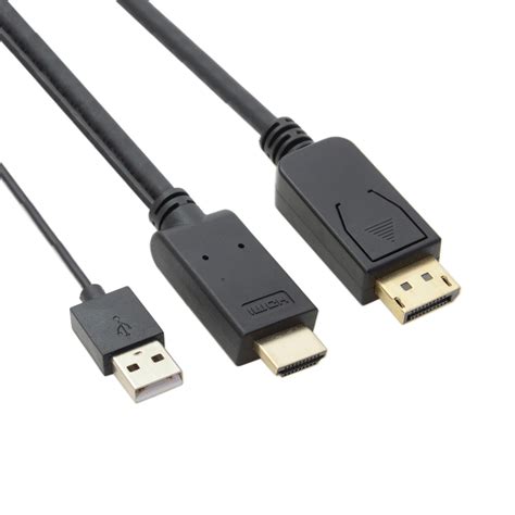 Hdmi Source To Male Displayport Dp Sink 4k 2k Video Cable 20pin For Pc