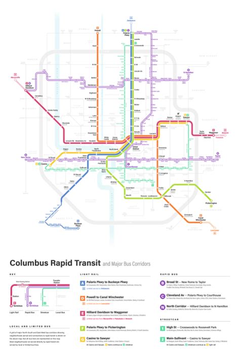 Whats The Deal With The Columbus Fantasy Light Rail Map 614now