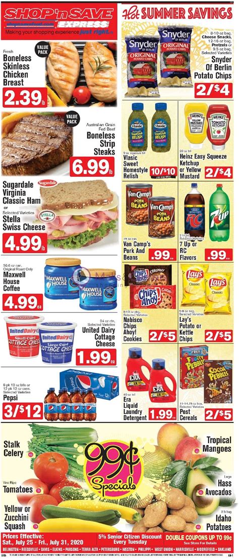 Shop N Save Weekly Ad Sales And Flyers Specials Mallscenters
