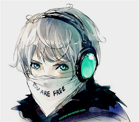 Sad Anime Pfp Mask Anime Boy Wallpapers Free By Zedge Setting