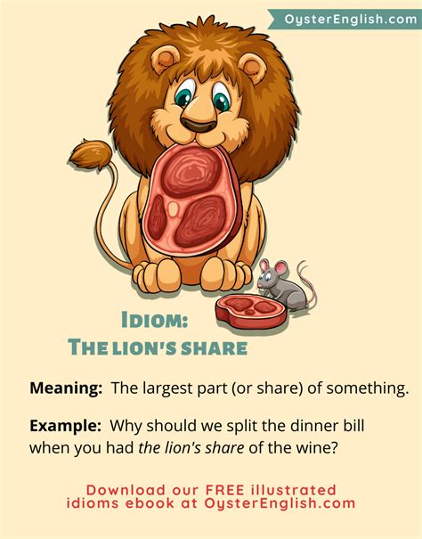The Lions Share Idiom