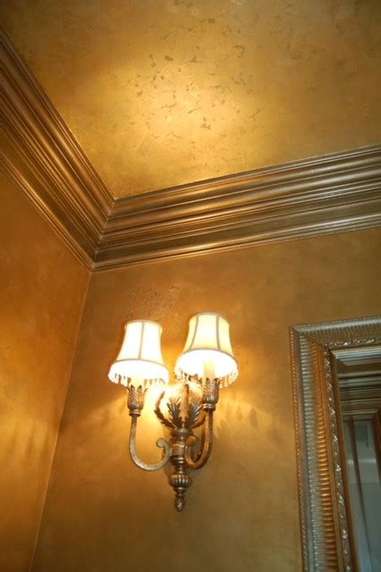 Use this opportunity to see some galleries for your perfect ideas, may you agree these are. Metallic Gold Plaster Troweled Walls, Gilded Ceiling ...