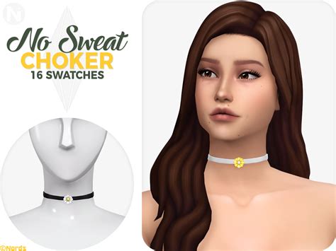 No Sweat A Sims 4 Cc Choker