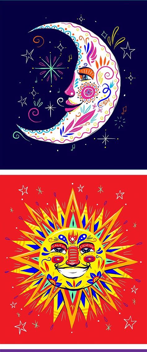 Luna Y Sol Ilustraciones Luna Sol